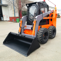 EVERUN vendita calda ERS60 0.85ton giardino farm frontend end costruzione compatto piccolo skid steer loader per la vendita
