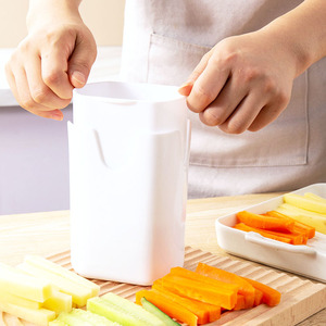 Gadget de cuisine intelligent en gros Hachoir à pommes de terre pressé à <span class=keywords><strong>la</strong></span> <span class=keywords><strong>main</strong></span> Trancheuse de pommes de terre à lame tranchante Coupe-frites frites - Product Image 3