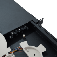 Panel Patch Fiber Optik 12 Core FC/APC Distribution Frame Telescoping Odf Kotak Terminal Serat Optik FTTH