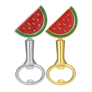 Watermelon Bottle Opener Zinc Alloy Portable Reusable <b>Bar</b> <b>Tool</b> Gold And Silver Color - Product Image 1