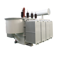 Transformateur de distribution immergé dans l'huile certifié ISO 1000 kVA 10 kV 33 kV triphasé élévateur 50 Hz 60 Hz pour centrale solaire