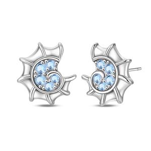 Boucles d'oreilles clous en argent 925 plaqué or avec zircon <span class=keywords><strong>rouge</strong></span> mélangé, motif oiseau ailé - Abeille Colibri - Boucles d'oreilles personnalisées pour fiançailles à thème animal - Product Image 5