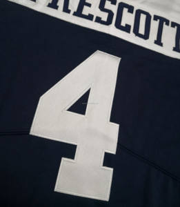 सर्वश्रेष्ठ गुणवत्ता कस्टम डाक प्रेस्कॉट ट्रेवॉन डाइज सीडीई मेमने जेरेज पिकअप अमेरिकी फुटबॉल जर्सी - Product Image 4