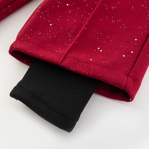 Completo invernale caldo in pile per bambine, con decorazioni 3D a cartoni animati, tuta spessa e comoda in 2 pezzi per neonate e bambine piccole - Product Image 6