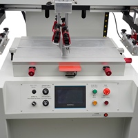 Máquina de Impresión de Serigrafía Semiautomática Personalizada por el Fabricante para Tableros Publicitarios y Productos de Superficie Plana de Vidrio
