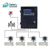 Sensor de Gas Fijo para Espacios Confinados, Detector de Gases Combustibles Múltiples LEL CH4 CO2 O2 HC Hidrocarburo