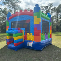 Structure gonflable de jeu Legoing, château gonflable avec toboggan, château gonflable pour enfants