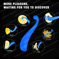 Neues Dual Stimulation Glow-in-the-Dark Vibrator Sexspielzeug für Frauen Weibliche Klitoris Masturbation Roman Juguetes Sexuales
