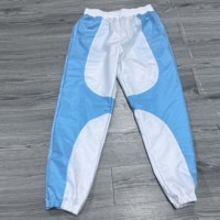 Ensemble de survêtement streetwear personnalisé par le fabricant, style hip-hop, coupe ample, en nylon, maille et TPU, comprenant une veste coupe-vent et un pantalon