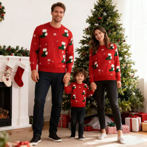 Pull de Noël personnalisé 2026 pour parents et enfants, pull de Noël moche assorti pour adultes, bébés et enfants - Product Image 3