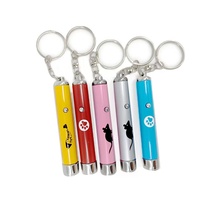 Porte-clés de mini-projecteur LED en aluminium métallique personnalisé pour cadeaux promotionnels