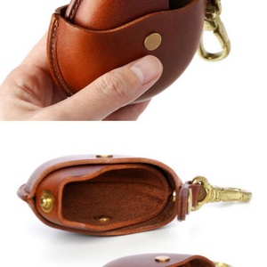 Leather First Layer Leather Retro Handmade Round Coin <b>Purse</b> Small Storage Bag Custom Creative Gift Coin Bag - Product Image 4