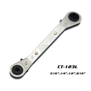 Retekool High Quality Ratchet Wrench CT-123L 3/16-9/16" Portable Refrigeration Hand <strong>Tools</strong> <strong>HVAC</strong> <strong>Tools</strong> Ratchet Wrench Spanner - Product Image 1