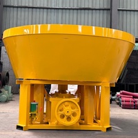 Broyeur à moulin à bacs humides à fonctionnement stable, combiné avec un équipement d'amalgamation pour le traitement de la séparation des minerais métalliques