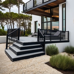 Thiết Kế Hiện Đại Ngoài Trời Nhôm Sàn Lan Can Hệ Thống Không Thấm Nước Ban Công & Cầu Thang Lan Can Cho Nhà Sàn Lan Can Làm Bằng Nhôm - Product Image 1