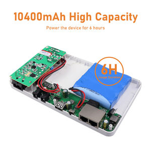 UPS POE Output DC9V 12V 15V POE 24V 48V USB 5V 10400maAh <b>Mini</b> Dc Ups POE 24v 48V <b>Mini</b> Ups for Wifi <b>Router</b> - Product Image 5