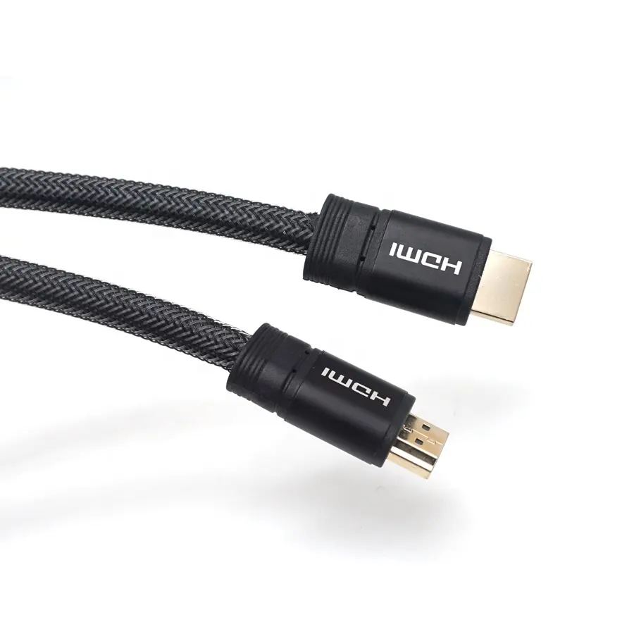 초 (High) 저 (Speed 18 Gbps 금 Plated Connectors Ethernet Audio Return Video 4 K 2160 p 꼰 끈 HDMI Cable 10 FT