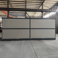 Maison préfabriquée pliable et extensible écologique de 20 pieds et 40 pieds, conteneur avec salle de bain, prix, maison mobile de luxe préfabriquée, maison portable