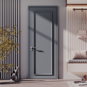 Diseño de puerta de madera <span class=keywords><strong>para</strong></span> <span class=keywords><strong>casa</strong></span>, pintura de puerta Interior precolgada con paneles de madera maciza <span class=keywords><strong>para</strong></span> dormitorio - Product Image 6