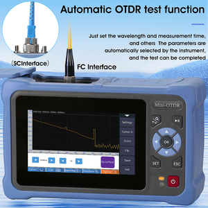 AUA800UมินิOTDR 1310/1550nm 26/24dBไฟเบอร์ออปติกสะท้อนแสงหน้าจอสัมผัสVFL OLS OPMเหตุการณ์แผนที่อีเธอร์เน็ตทดสอบสายเคเบิล - Product Image 3