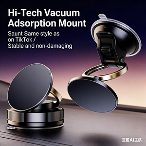 Soporte Magnético Ajustable 360° para Teléfono Móvil con Succión al Vacío para Parabrisas, Tablero y Ventana de Coche, Compatible con iPhone 17 Pro Max - Product Image 3