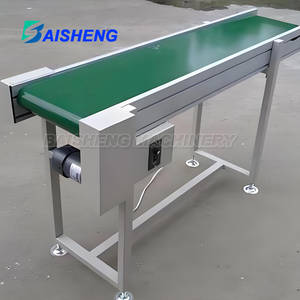 New PVC Cleated Flat <strong>Belt</strong> <strong>Conveyor</strong> High Efficiency Heat Resistant Industrial Machine Transport <strong>Mini</strong> Light Duty - Product Image 5