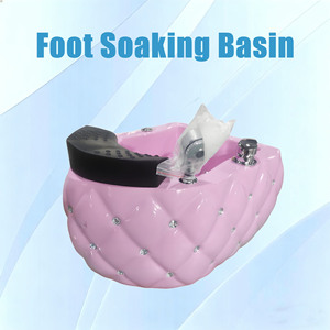 Baignoire pour les pieds en acrylique pour salon de beauté professionnel, spa, baignoire en surface solide - Product Image 3