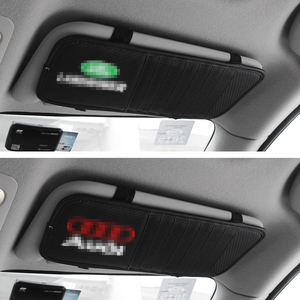 Nouveau Design de Haute Qualité En Gros Fiber De Carbone En Cuir <span class=keywords><strong>CD</strong></span> Support De <span class=keywords><strong>Voiture</strong></span> Pare-Soleil Organisateur - Product Image 2