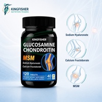 Comprimés de Glucosamine Chondroïtine avec MSM, Hyaluronate de Sodium, Vitamines C, D, K2 – 120 Comprimés – Complément Alimentaire OEM/ODM
