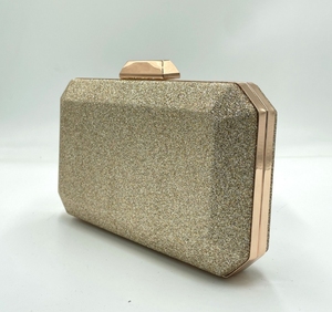 Pochette rigide en velours argenté, sac de soirée à motif oreiller, sac à main avec chaîne pour mariage et fête, 20x12cm - Product Image 3