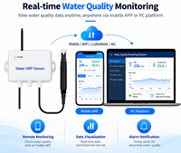 Transmetteur ORP RS485 WiFi LoRaWAN 4G IP68 Capteur ORP en ligne pour station de traitement des eaux