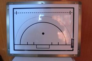 Mapa de entrenador de tablero táctico de baloncesto magnético de gran tamaño con soporte para marcador - Product Image 5