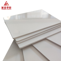 Rollo de hoja de plástico ABS imprimible de 1220x2440mm de alto brillo blanco 0,5mm 0,8mm para imprimir/doblar/plantilla de ropa