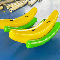 Aire de jeux gonflable banane avec piscine à balles en PVC, taille personnalisable, pour enfants et adultes, idéale pour centres aquatiques et plazas - MANLIAN