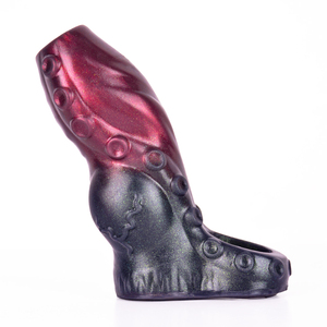 Nouveau préservatif en forme de pénis de cheval creux pour les couples, plaisir en chambre, extra long, épais, couvre-pénis de <span class=keywords><strong>chien</strong></span> - Product Image 5