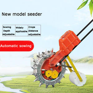 Venta <span class=keywords><strong>directa</strong></span> de fábrica, maceta de maíz de empuje manual de alta calidad, <span class=keywords><strong>siembra</strong></span> de una <span class=keywords><strong>sola</strong></span> fila, semillas de maíz de soja, semillas de verduras, maceta de acero inoxidable - Product Image 5