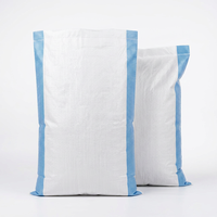 Sac d'emballage en PP tissé recyclable haute résistance avec bandes latérales et impression flexo personnalisée pour l'agriculture et la farine