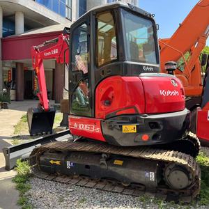 Mini-excavatrice sur chenilles d'occasion Kubota U55 U30 U35 de 5 tonnes, modèle KX163, origine Japon, avec moteur et composants PLC. - Product Image 4