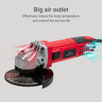 Haute qualité 110v 230v Portable Variable 6 vitesses 500W 900W meuleuse d'angle électrique filaire outils électriques avec meules