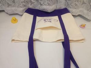 Sac fourre-tout en toile à ouverture supérieure, grande capacité, épais, réutilisable, avec poignée renforcée, personnalisable avec logo, idéal pour les cadeaux - Product Image 3