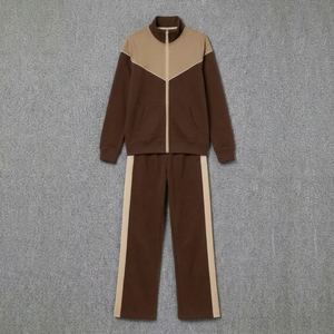 Ensemble de survêtements pour femmes à manches longues, nouvelle collection hiver, logo et design personnalisés, respirant, col montant, séchage rapide - Product Image 1
