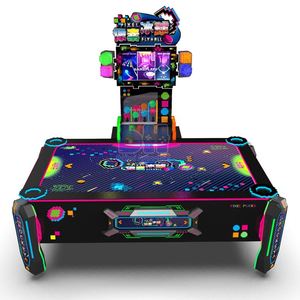 Table de hockey à air multi-balles Baihui Animation Factory de haute qualité pour 2 joueurs, jeu d'arcade pour centre de divertissement - Product Image 3