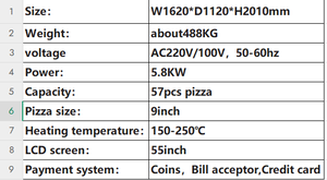 Màn hình cảm ứng máy bán hàng tự động bánh Pizza Máy bán hàng tự động - Product Image 2