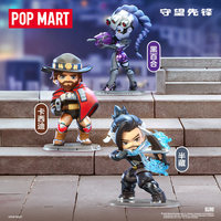 Authentique POPMART Blizzard Overwatch Play of the Game Series Boîte Mystère Scellée Figurine d'Action en PVC Ornement Vente en Gros