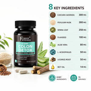 Cápsulas Personalizadas Shecome para Desintoxicación del Colon de 15 Días, Apoyo a la Salud Intestinal para Hombres y Mujeres, Suplemento Dietético para Desintoxicación del Colon de 15 Días - Product Image 4