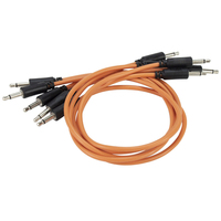 Cable de conexión mono Jack de 1/8 pulgadas en ángulo recto de 90 grados personalizado Cable modular Eurorack de audio Jack de 3,5mm