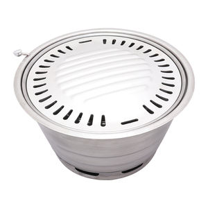 Innovo kommerziellen koreanischen Innen/Außen Holzkohle <span class=keywords><strong>grill</strong></span>, Edelstahl Tisch <span class=keywords><strong>Grill</strong></span> Holzkohle <span class=keywords><strong>grill</strong></span> für oberen Luft auslass - Product Image 6