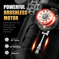 Ambitie Zetton 3.5Mm/4.0Mm Slag Borstelloze Motor Professionele Draadloze Tattoo Pen Machine Met 34Mm/42Mm Grip Voor Body Art