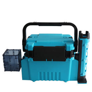 Caja de pesca de señuelos portátil con soporte para caña y soporte para vasos de agua, caja de pesca multifuncional para dibujar a mano, suministros para peces para mascotas - Product Image 6