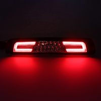 Ailead 2 en 1 pour Ford pour Ram 1500 Ram 2500 Ram 3500 Feux de freinage de troisième feu arrière LED durables à lentille fumée rouge + blanc